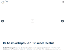 Tablet Screenshot of gasthuiskapel.nl